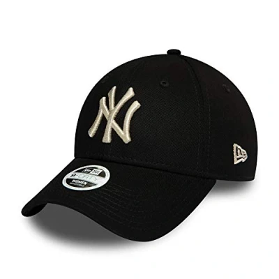 Imagen de New Era York Yankees MLB Gorra 9Forty Mujer Sombrero Ajustable Negro