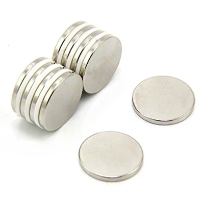 Imagen de N42 Magnet de Neodimio Para Artes, Manualidades, Fabricación Modelos, Bricolaje, Pasatiempos, Oficina Y Hogar 19mm Diámetro x 2mm Espesor 2.3kg Paquete 10