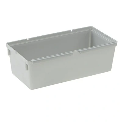 Imagen de keeeper Recipiente organizador, Combinable con otros recipientes, Plástico resistente (PP), 15 x 8 5 cm, Pepe, Plateado