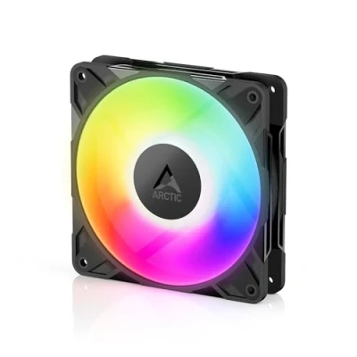 Imagen de ARCTIC P12 Pro A RGB Potente Ventilador Premium, PWM de 120 mm con Divisor Cable en Y, 600 3000 RPM, 0 RPM
