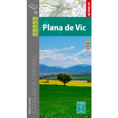 Imagen de Plana De Vic Mapa Y Guia 1:25000 (ALPINA 25)