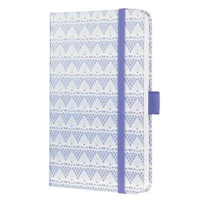 Imagen de SIGEL JN328 Libreta Jolie, formato similar A6, tapa dura, a líneas, motivo bohemio, violeta
