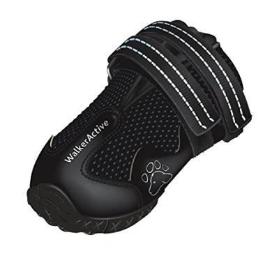 Imagen de TRIXIE 2 Botas Protectoras Walker Active, Extra, XL, Negro, Perro