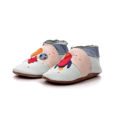 Imagen de Robeez DEEP Space AREA Patucos para niños, Talla: 17/18, Bleu Zapatos