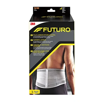 Imagen de FUTURO Faja Lumbar Estabilizadora S/M (73.6 99.1 cm) Ayuda a Aliviar los Músculos Doloridos o Entumecidos