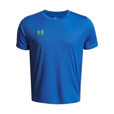 Imagen de Under Armour UA B&#039;s Challenger Train SS Blue Atlantis / High Vis Yellow YXS, Azul Atlantis/Amarillo de Alta Visibilidad, 122 128