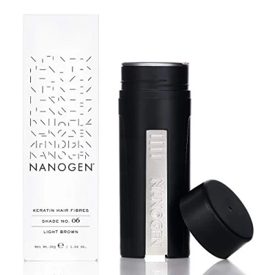 Imagen de Nanogen Fibras Capilares Queratina: Castaño Claro 30 gr.