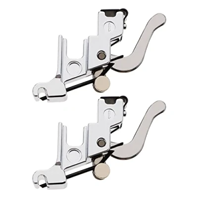 Imagen de VGOL 2 Soportes para Prensatelas Máquina de Coser Compatible con Brother Singer Adaptador Universal Estándar Máquinas Acero