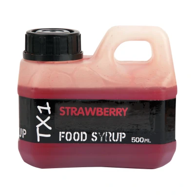 Imagen de Shimano Tx1 Food Syrup Attractant (500ml) Strawberry Liquido para boilies