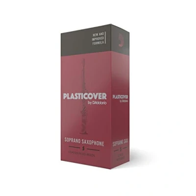 Imagen de Rico Plasticover 1.5 Strength Reeds for Soprano Sax (Pack of 5)