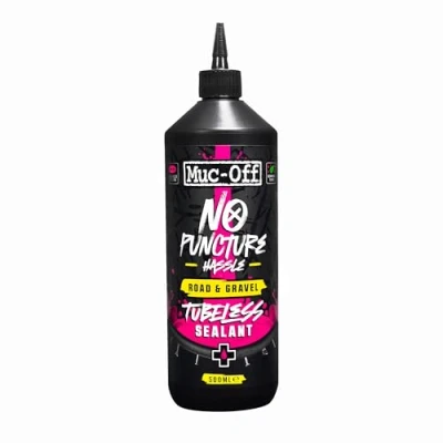 Imagen de Muc Off No Puncture Hassle Road &amp; Gravel Tubeless Sealant 500ml Sellador de neumáticos, Unisex Adulto