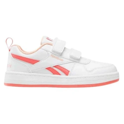 Imagen de Reebok Royal Prime 2.0 Two Strap, Sneaker, FTWRWHITE/SUNSETCORAL/SUNKISSEDORANGE, 27.5 EU