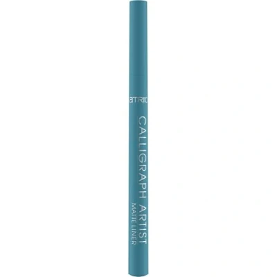 Imagen de Catrice Calligraph Artist Mate Liner, delineador de ojos, n.º 030, verde, resultado inmediato, color intenso, mate, vegano, sin micropartículas plástico, nanopartículas, perfume, 1 unidad