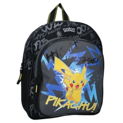 Imagen de Mochila Pokémon Gotta Catch &#039;Em All! 30 x 25 11 cm, Negro , 30x25x11 cm