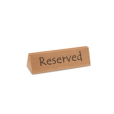 Imagen de HENDI Señal de mesa Reservado &quot;reservado&quot; 152x44x(H)44 mm