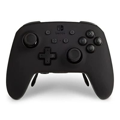 Imagen de Mando Nintendo Switch Power A Fusion Pro Black, Para Switch, 2 carcasas magnéticas, Sticks analógicos, Negro/Blanco