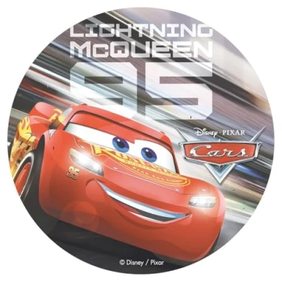 Imagen de Dekora Decoracion Tartas de Cumpleaños Infantiles en Disco Oblea Cars Pixar 20 cm