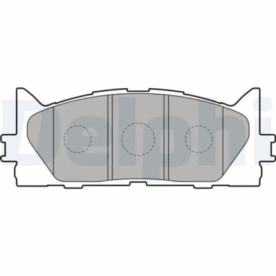 Imagen de DELPHI LP2169 Juego de pastillas freno no preparado para indicador desgaste sin chapa antichirridos accesorios TOYOTA: Camry VII Berlina