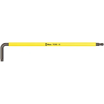 Imagen de Wera 05024484001 967 SXL Llave acodada TORX® Multicolour, versión larga, TX 15, 15