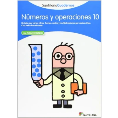 Imagen de NUMEROS Y OPERACIONES 10 SANTILLANA CUADERNOS