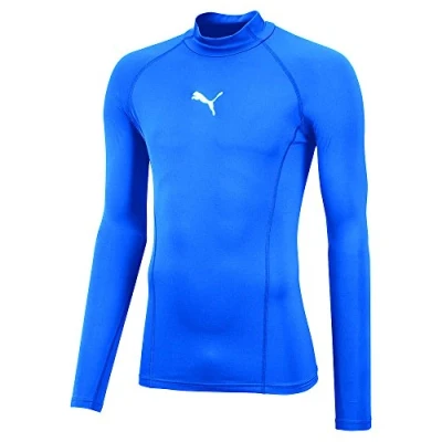 Imagen de PUMA Liga Baselayer LS Warm Camiseta Técnica, Hombre, Electric Blue Lemonade, S