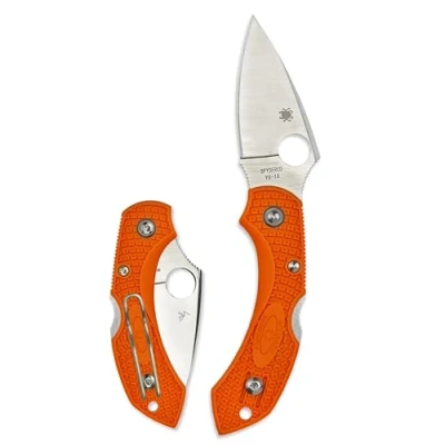 Imagen de SPYDERCO SC28POR2 Cuchillo tascabile,Unisex Adultos, Orange, un tamaño