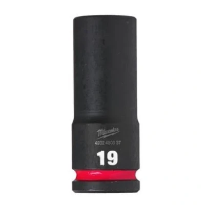 Imagen de Milwaukee 4932480337 Vaso de Impacto, Largo, 1/2&quot; Conducir, 19mm Tamaño