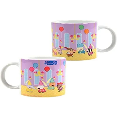 Imagen de Peppa Wutz Taza Festsaal, 320 ml, cerámica, multicolor, ml