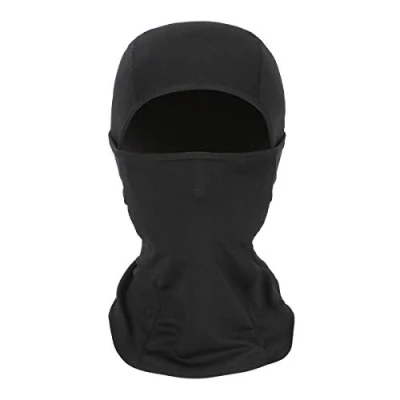 Imagen de Pasamontañas,Mascarilla Pasamontañas de Nylon a Prueba Viento Unisex Hombres Mujeres Balaclava para Cabeza Al Aire Libre Casco Motocicleta Ciclismo Esquí Deportes Negro