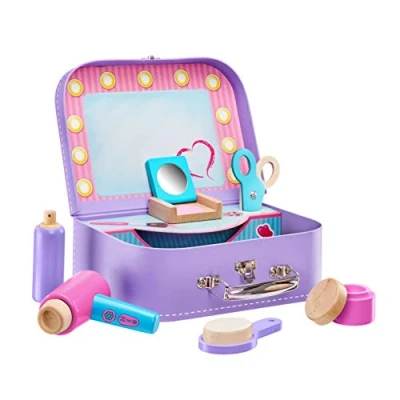 Imagen de Selecta Maletín de Belleza Madera, 25 x 18 cm, Color (Schmidt Spiele 62073)