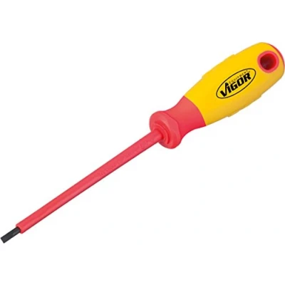 Imagen de Vigor VDE Destornillador plano 3 mm, 1 pieza, V2028