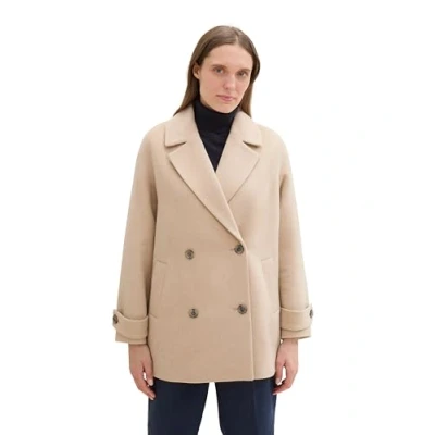 Imagen de TOM Tailor Abrigo corto, Mujer, Talla: XL, Soft ivory melange