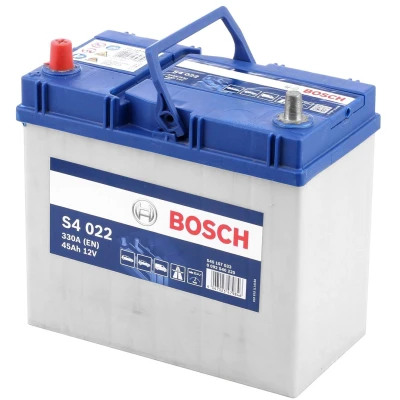 Imagen de BOSCH S4 0 092 S40 220 Batería de arranque 12V 45Ah 330A B00 SUZUKI: SWIFT 2, Jimny Todo terreno, abierta, TOYOTA: Prius II Liftback, LEXUS: IS 3