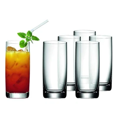 Imagen de WMF Easy Juego 6 Vasos para refrescos, Vidrio, copa de cóctel 350ml, apto lavavajillas