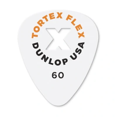 Imagen de Jim Dunlop Tortex® Flex™ X Pick .60 mm Paquete de 12