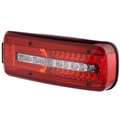 Imagen de HELLA 2VP 012 381 021 Piloto trasero derecha LED negro 24 transparente, Rojo Compatibilidad electromagnética (EMC), con tornillos