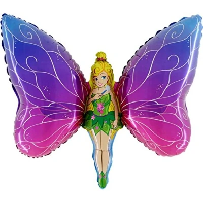 Imagen de Toyland Globo de Aluminio con Forma Hada 63 cm (25&quot;) Globos para Fiestas Infantiles