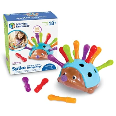 Imagen de Learning Resources Juego para practicar habilidades motoras finas Spike the Fine Motor Hedgehog™, Regalos niños de 18 meses 3 años , y niñas