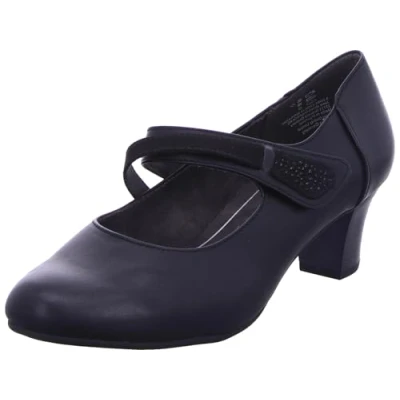 Imagen de Jana Zapatos de tacón para Mujer con Correa 8 24464 42, Bomba, Negro sintético, 36 EU Ancho