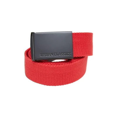 Imagen de Urban Classics Single Cinturón, Hombre, Talla: One Size, Cityred black