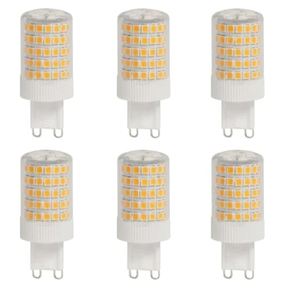 Imagen de Aiwerttes bombillas LED G9 de 12 W, color blanco cálido, no regulable, bajo consumo, equivalentes a halógenas 100 sin parpadeo, paquete 6