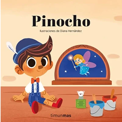 Imagen de Pinocho. Cuento con mecanismos: Ilustraciones de Diana Hernandez (Cuentos clásicos mecanismos)