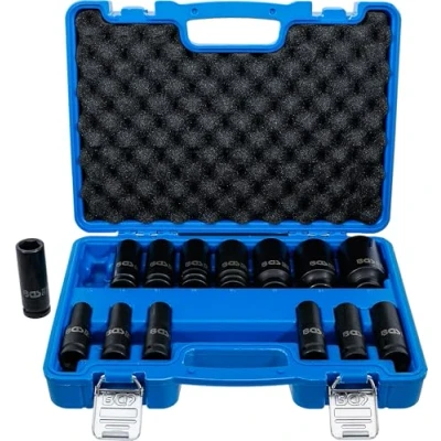 Imagen de BGS 5207 Juego de llaves vaso impacto hexagonal entrada 12,5 mm (1/2&quot;) 10 32 14 piezas