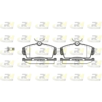 Imagen de ROADHOUSE 2704.00 Juego de pastillas freno Eje delantero con tornillos, lámina adhesiva accesorios, muelle NISSAN: Almera II Hatchback