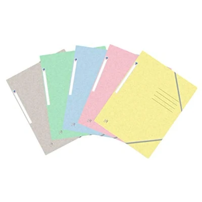 Imagen de Oxford FolderSys Carpeta con gomas (A4, 25 unidades), colores pastel