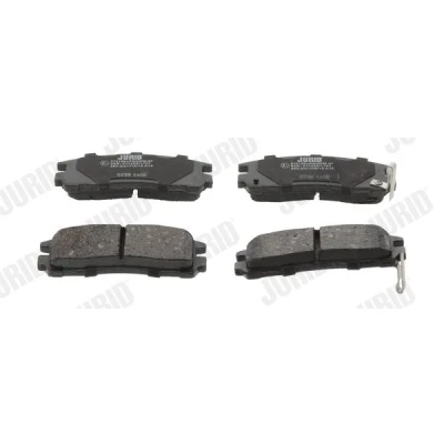 Imagen de JURID 572186J Juego de pastillas freno con avisador acústico desgaste sin accesorios MITSUBISHI: Pajero 2, Sport 1 SUV, Montero iO