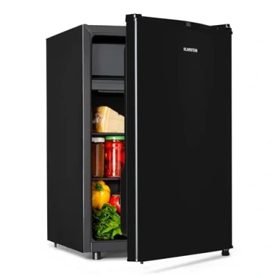 Imagen de Klarstein Obsidian nevera, 72 litros de volumen, interior y exterior en negro, 7 niveles potencia, cajón verdura, emisión ruido 42 dB, negro