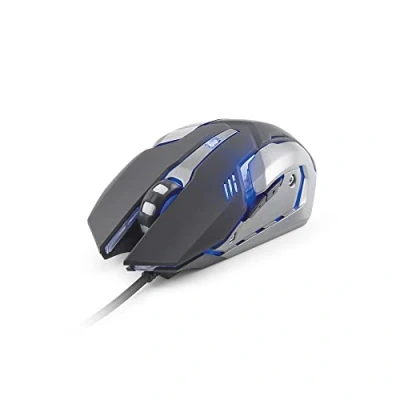 Imagen de DR1TECH Avenger+ Ratón Gaming con Cable De Tela Ultra Resistente 6 Teclas hasta 3200 dpi Diseño Ligero Y Ergonómico Alámbrico para PC/PS4/XBOX