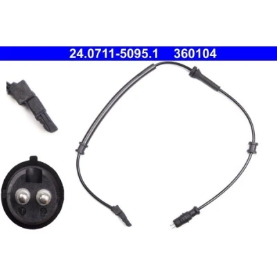Imagen de ATE 24.0711 5095.1 Sensor de ABS 603 RENAULT: LAGUNA 2, 2 Grandtour