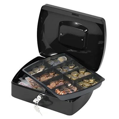 Imagen de Q Connect KF02603 Caja fuerte (25,4 cm), color negro